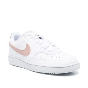 Nike Women Court Vision low-top sneakers white and pink